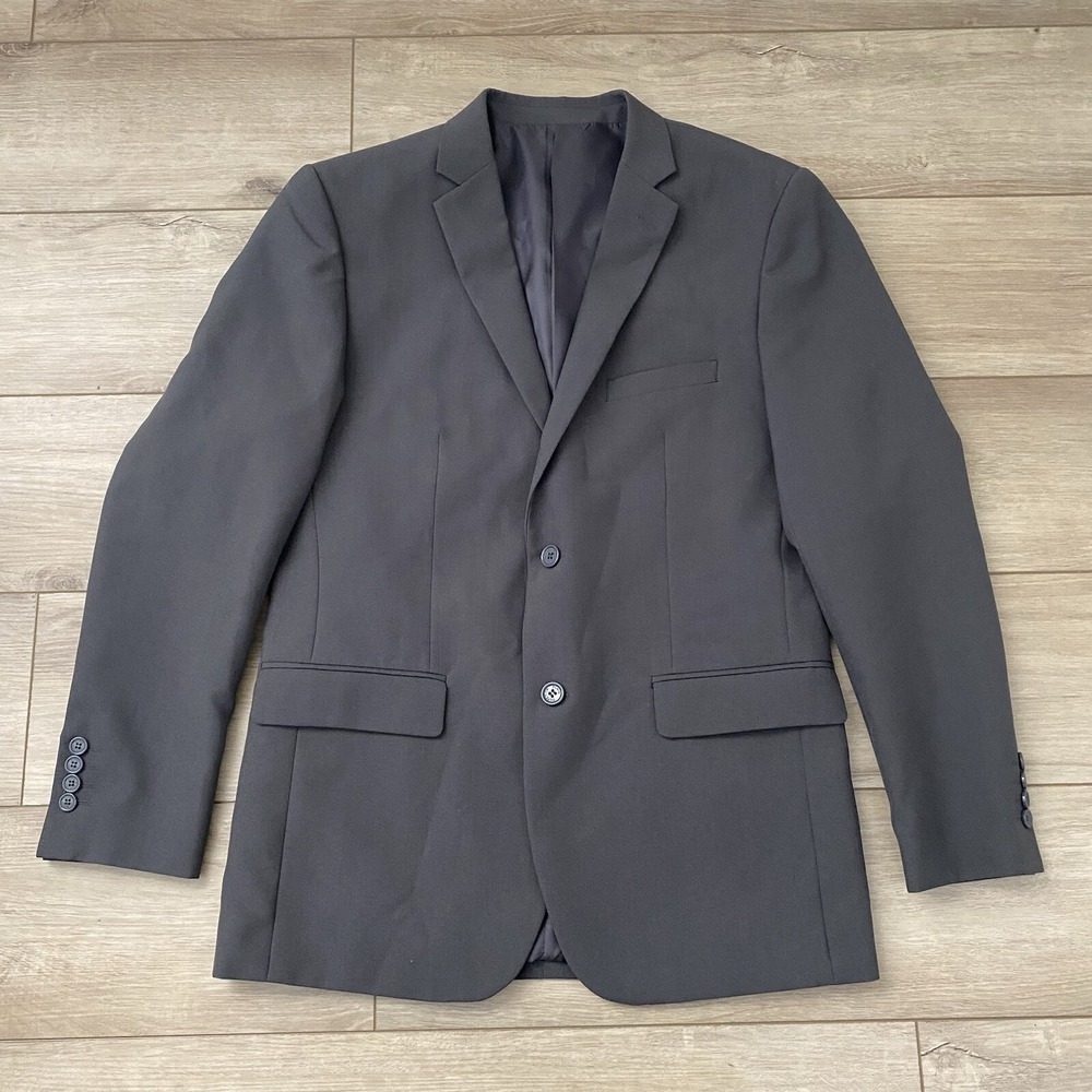 Alain Dupetit Blazer‎ Mens Size 38R Gray Sport Coat Jacket